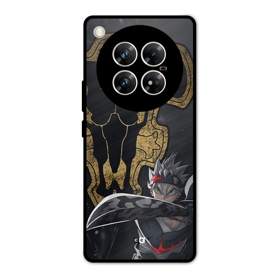 Asta With Black Bulls Metal Back Case for Infinix Zero 40 5G