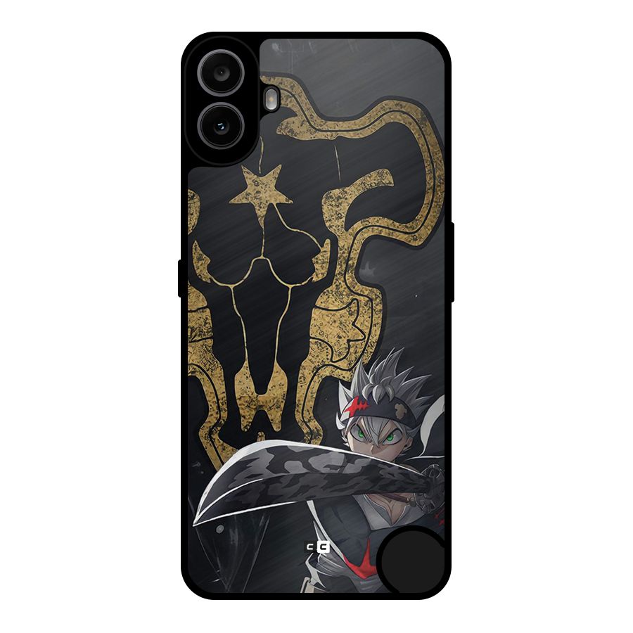 Asta With Black Bulls Metal Back Case for Nothing CMF Phone 1