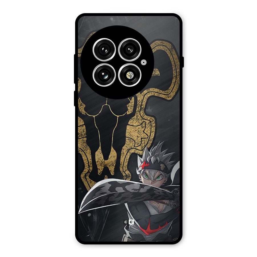 Asta With Black Bulls Metal Back Case for OnePlus 13