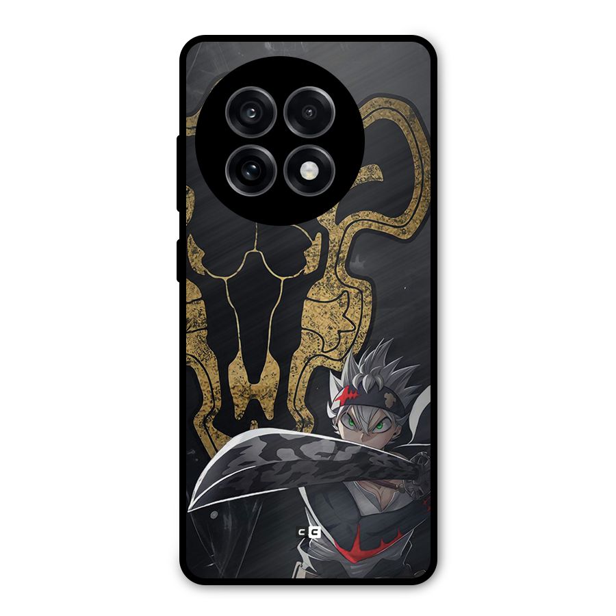 Asta With Black Bulls Metal Back Case for OnePlus 13R