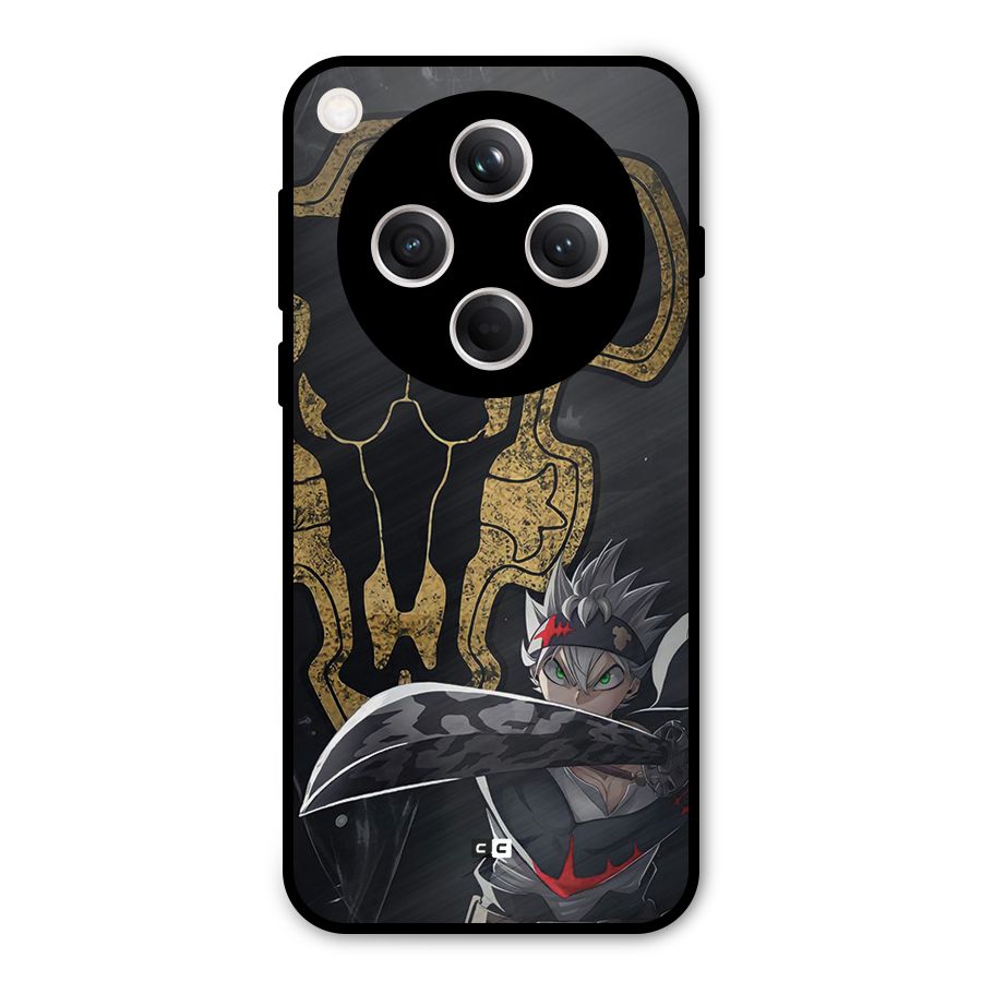 Asta With Black Bulls Metal Back Case for Oppo Find X8