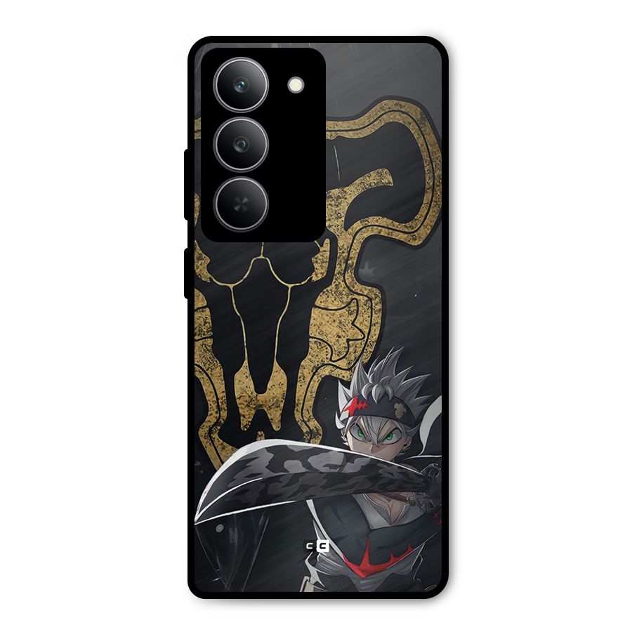Asta With Black Bulls Metal Back Case for Realme 14x