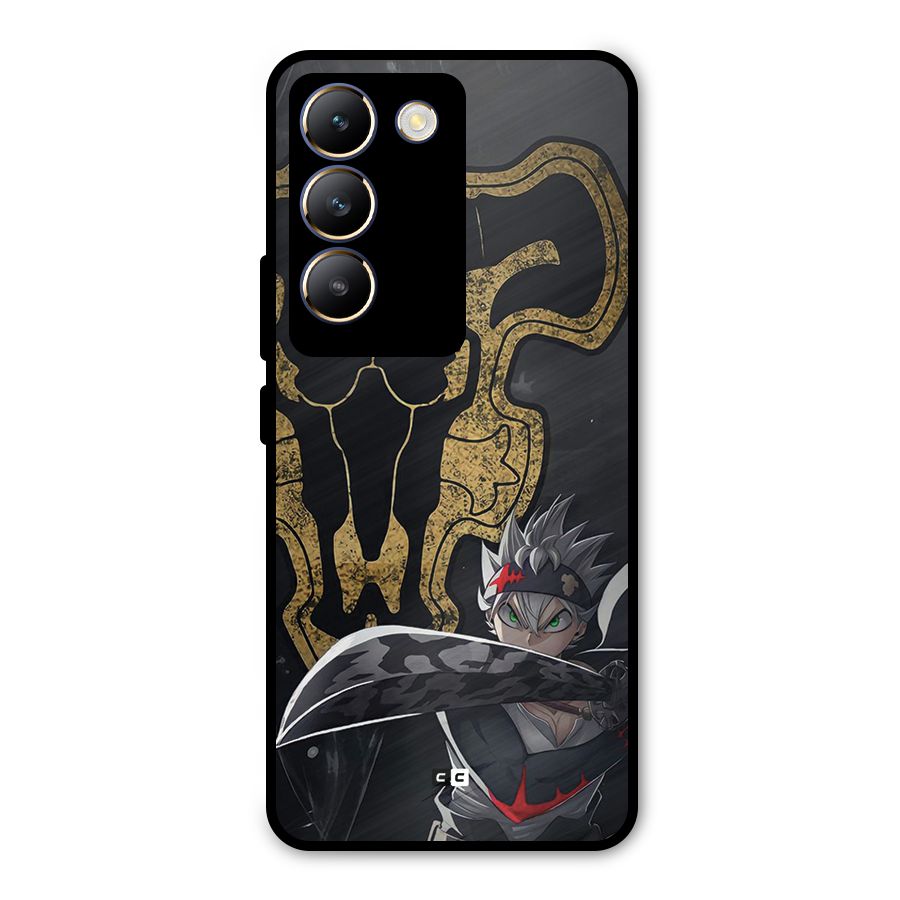 Asta With Black Bulls Metal Back Case for Vivo T3 5G