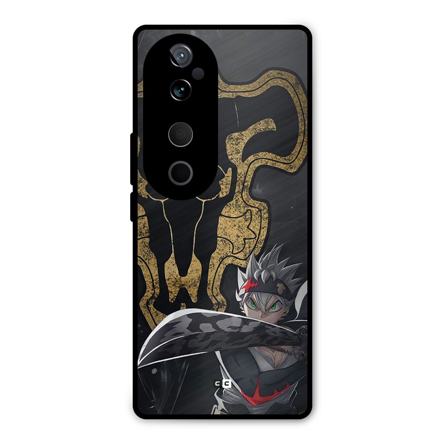 Asta With Black Bulls Metal Back Case for Vivo T3 Ultra