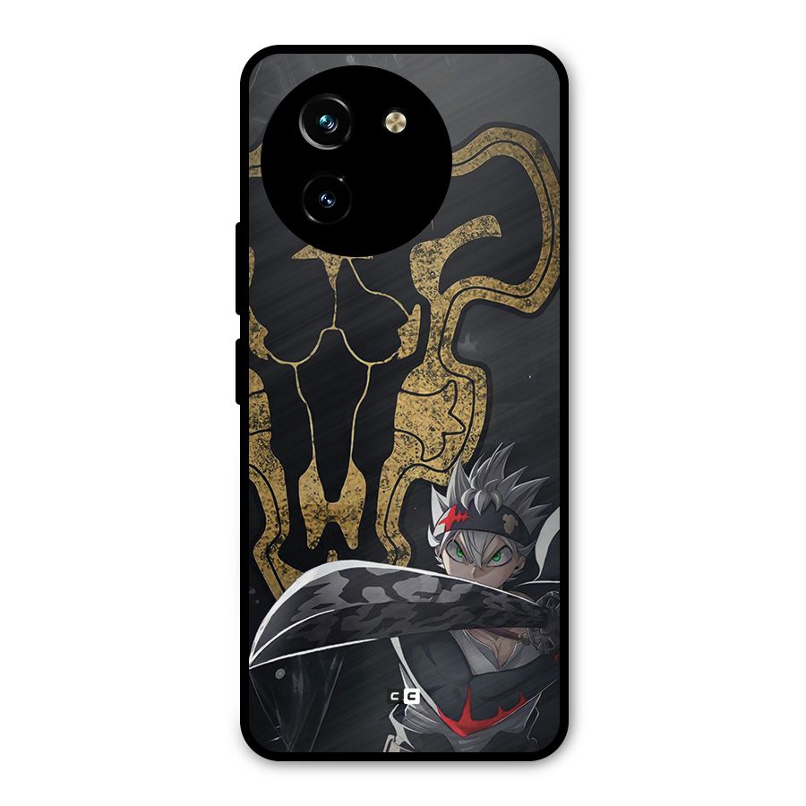 Asta With Black Bulls Metal Back Case for Vivo T3x