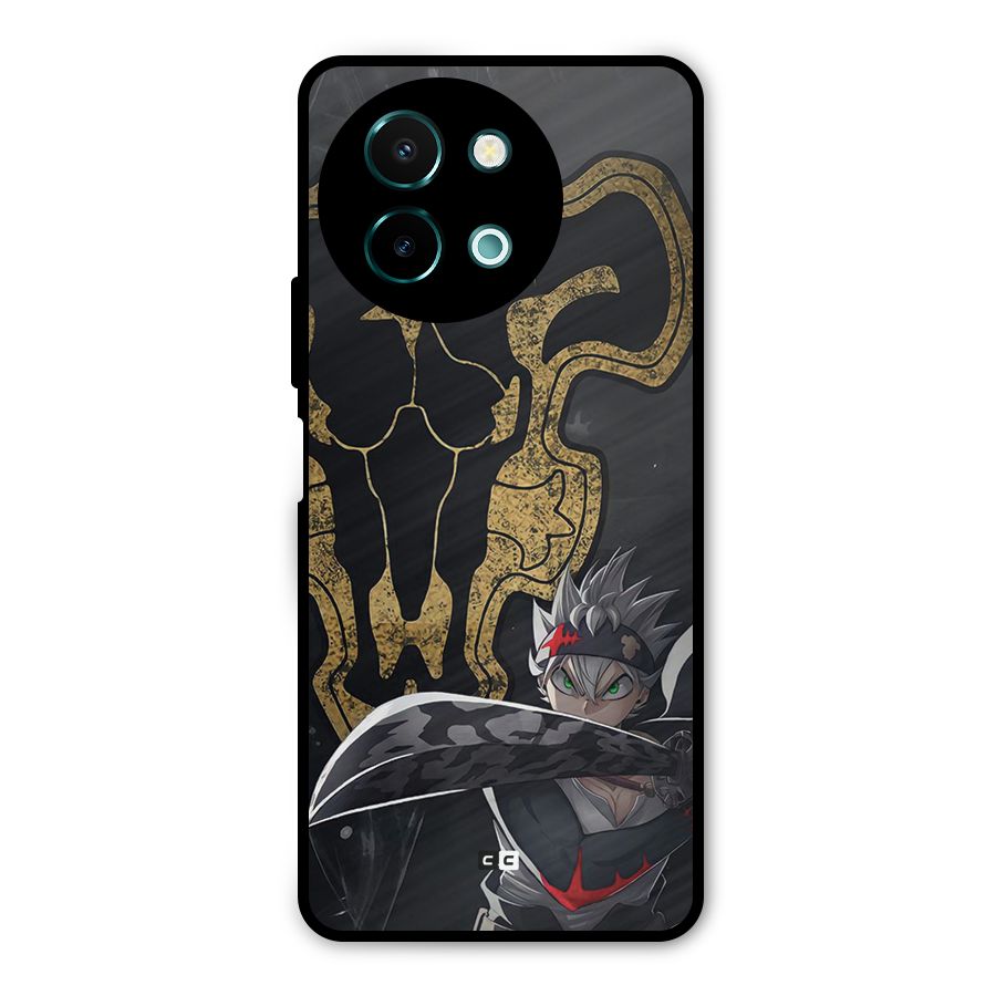 Asta With Black Bulls Metal Back Case for Vivo Y58