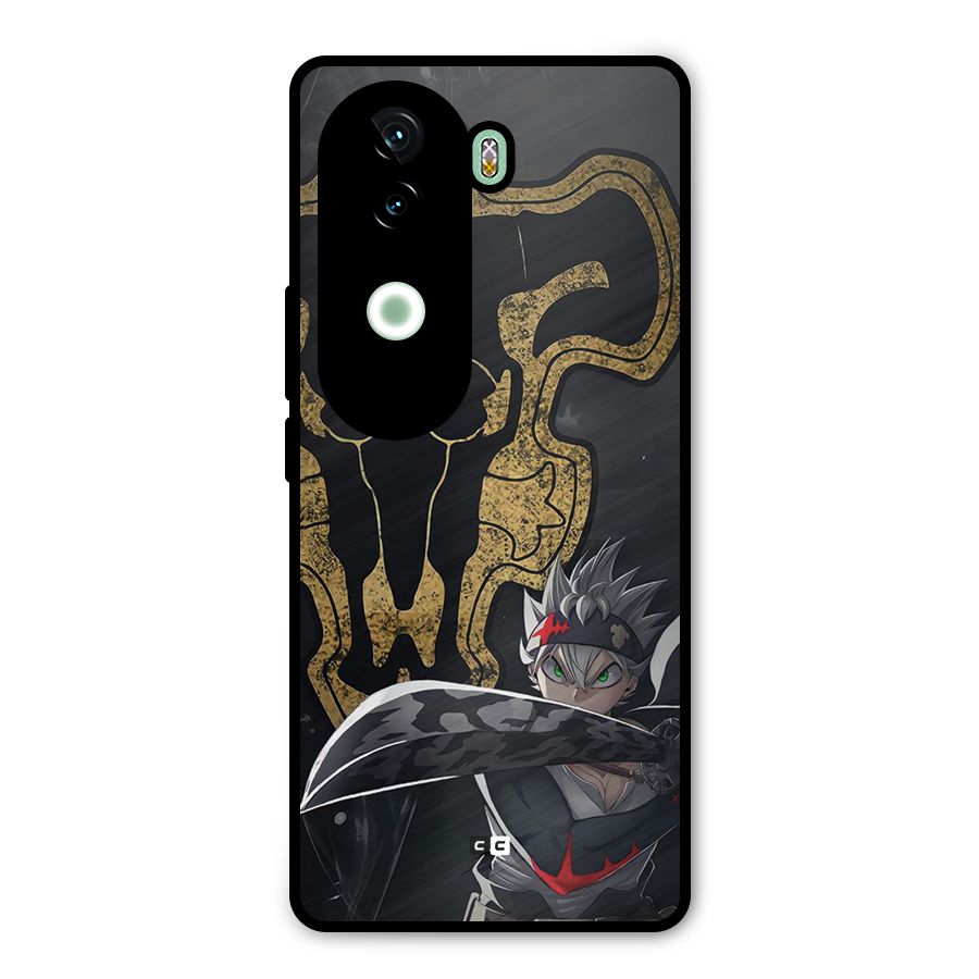 Asta With Black Bulls Metal Back Case for iQOO Z9s