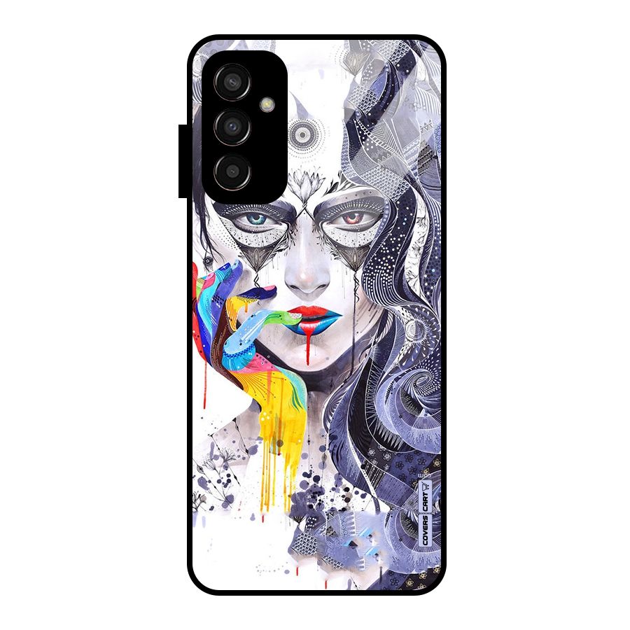 Astonishing Artwork Glass Back Case for Galaxy F13