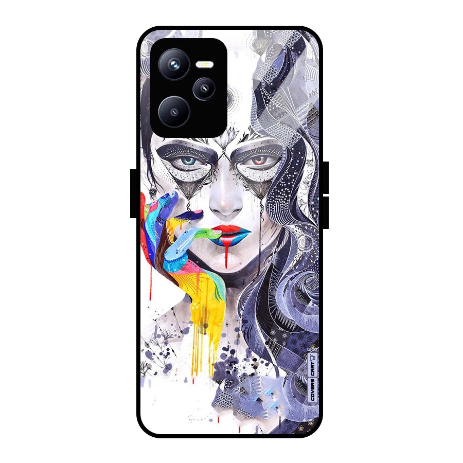 Astonishing Artwork Glass Back Case for Realme C35