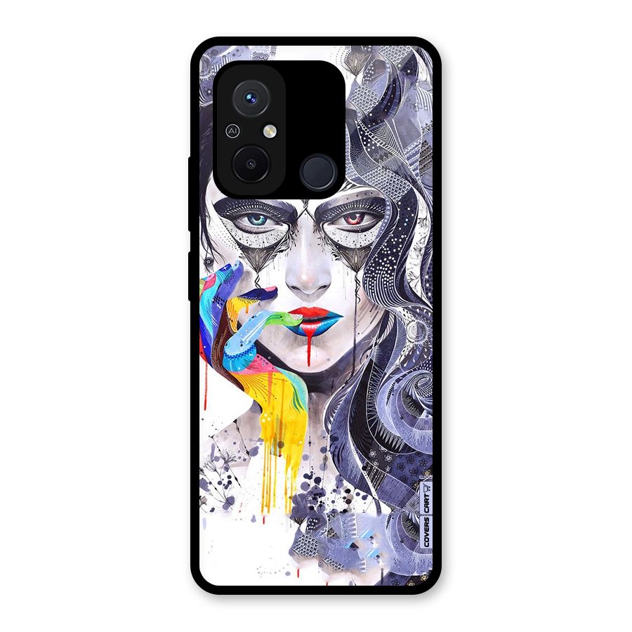 Astonishing Artwork Glass Back Case for Redmi 12C