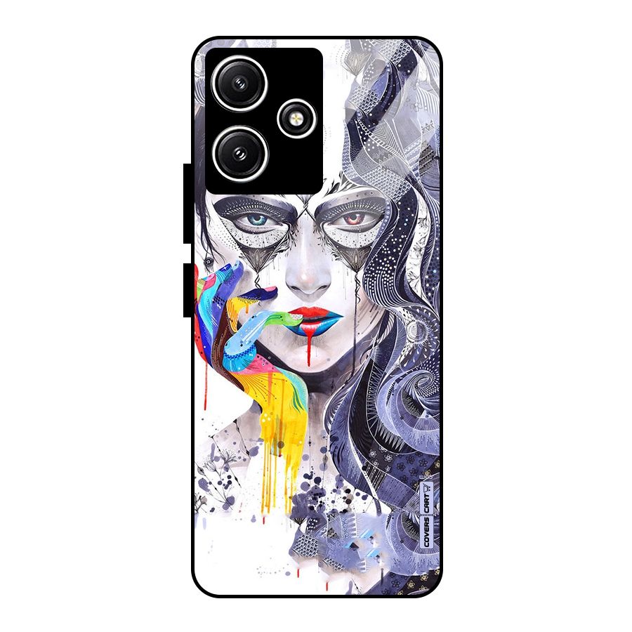 Astonishing Artwork Glass Back Case for Redmi 12 5G