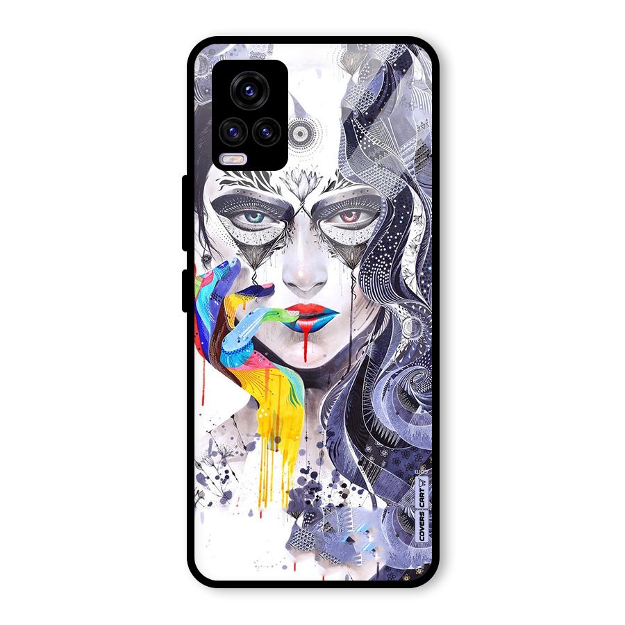 Astonishing Artwork Glass Back Case for Vivo V20 2021