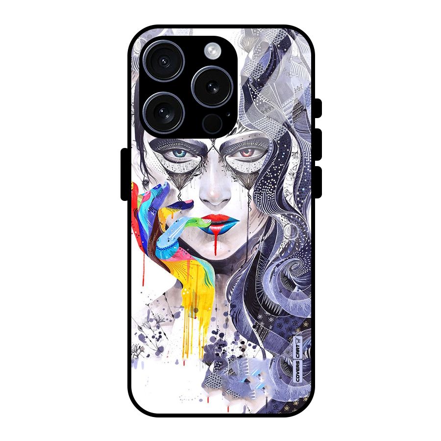 Astonishing Artwork Glass Back Case for iPhone 15 Pro