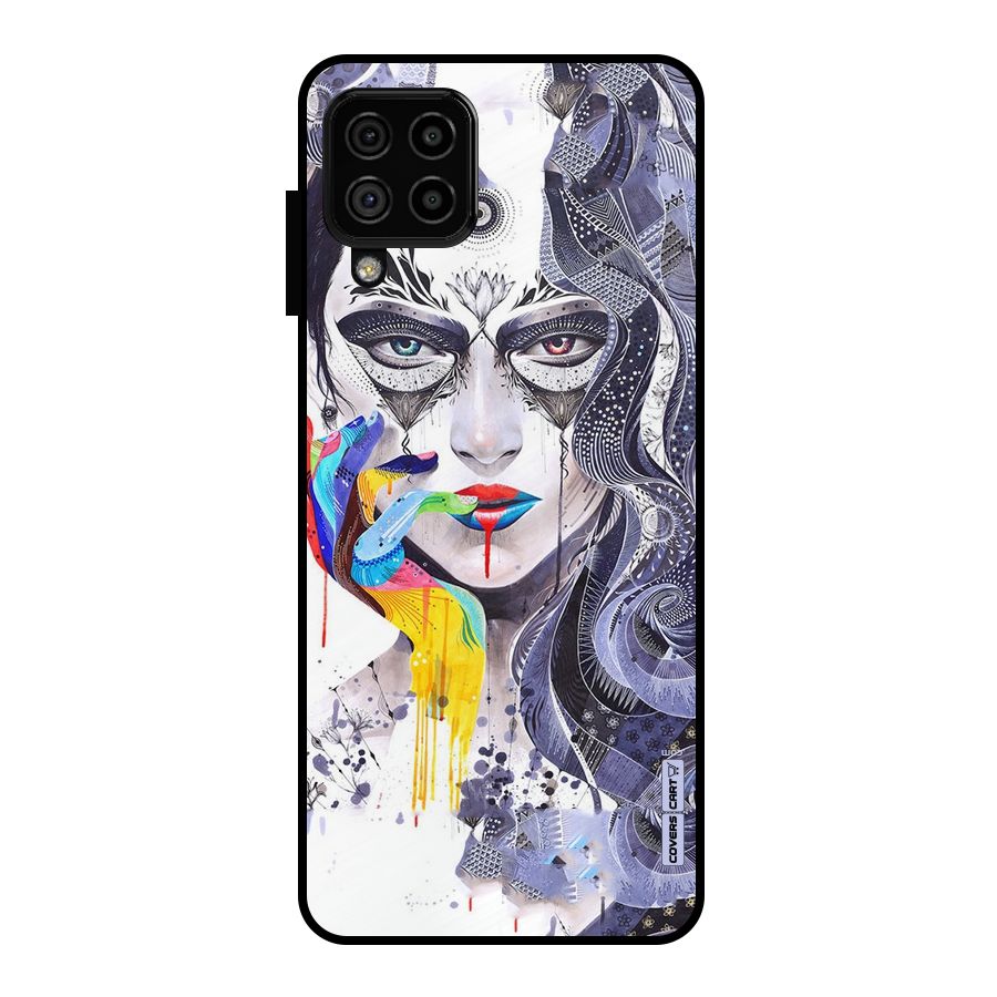 Astonishing Artwork Metal Back Case for Galaxy A22 4G