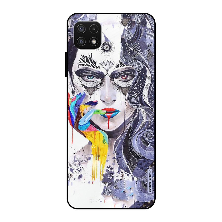 Astonishing Artwork Metal Back Case for Galaxy A22 5G