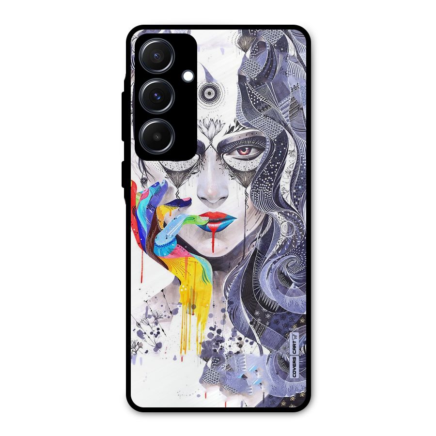 Astonishing Artwork Metal Back Case for Galaxy A55