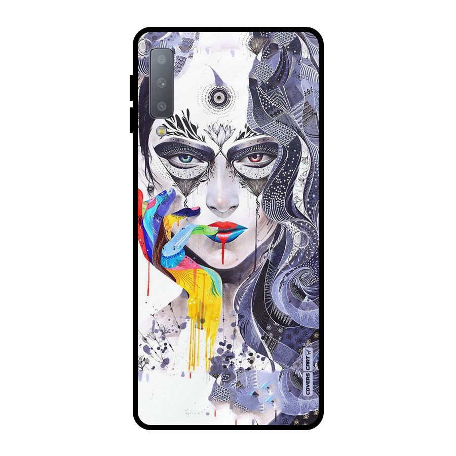 Astonishing Artwork Metal Back Case for Galaxy A7 (2018)