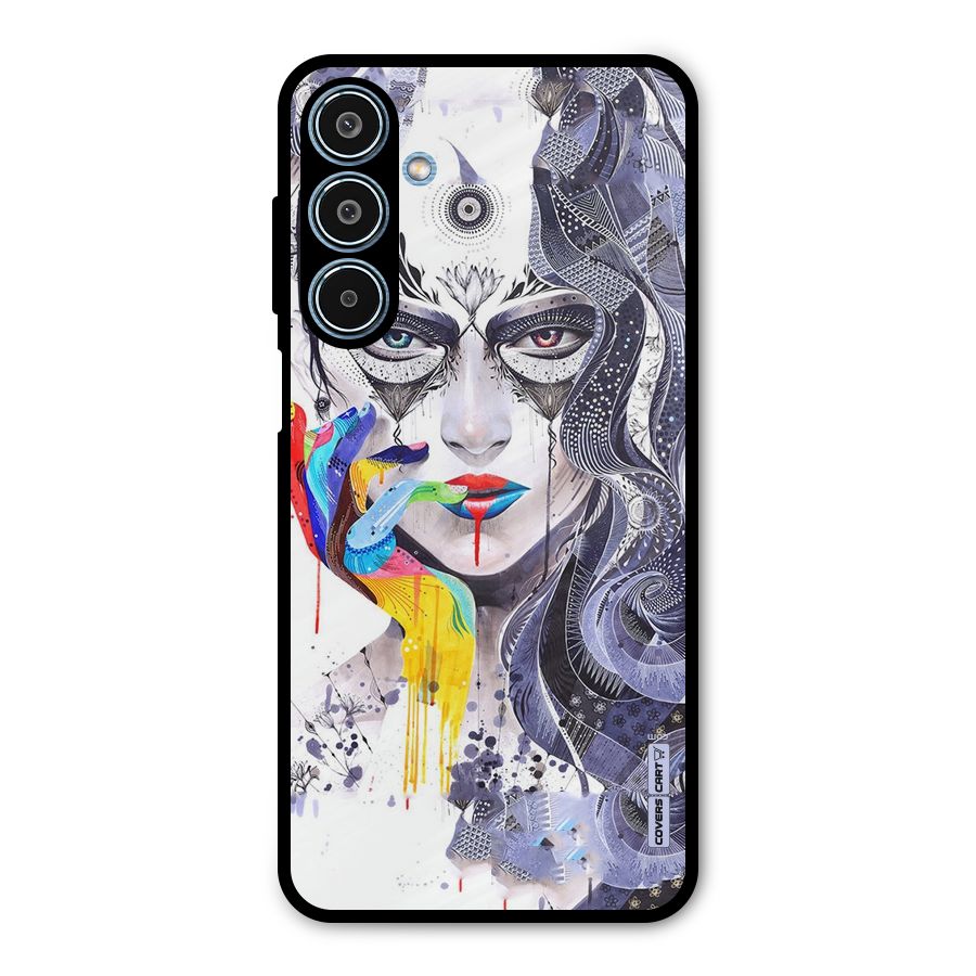 Astonishing Artwork Metal Back Case for Galaxy M35