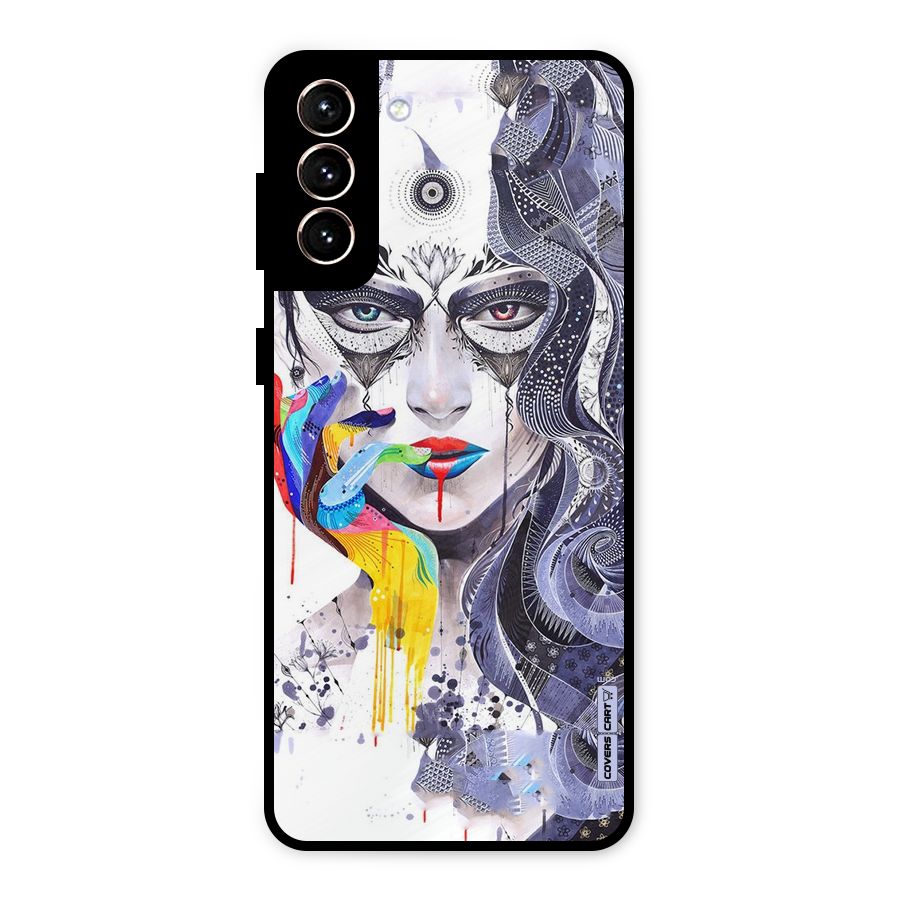 Astonishing Artwork Metal Back Case for Galaxy S21 Plus