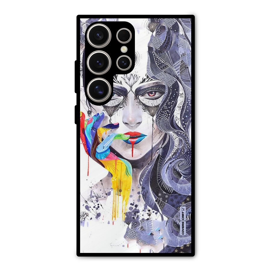 Astonishing Artwork Metal Back Case for Galaxy S24 Ultra