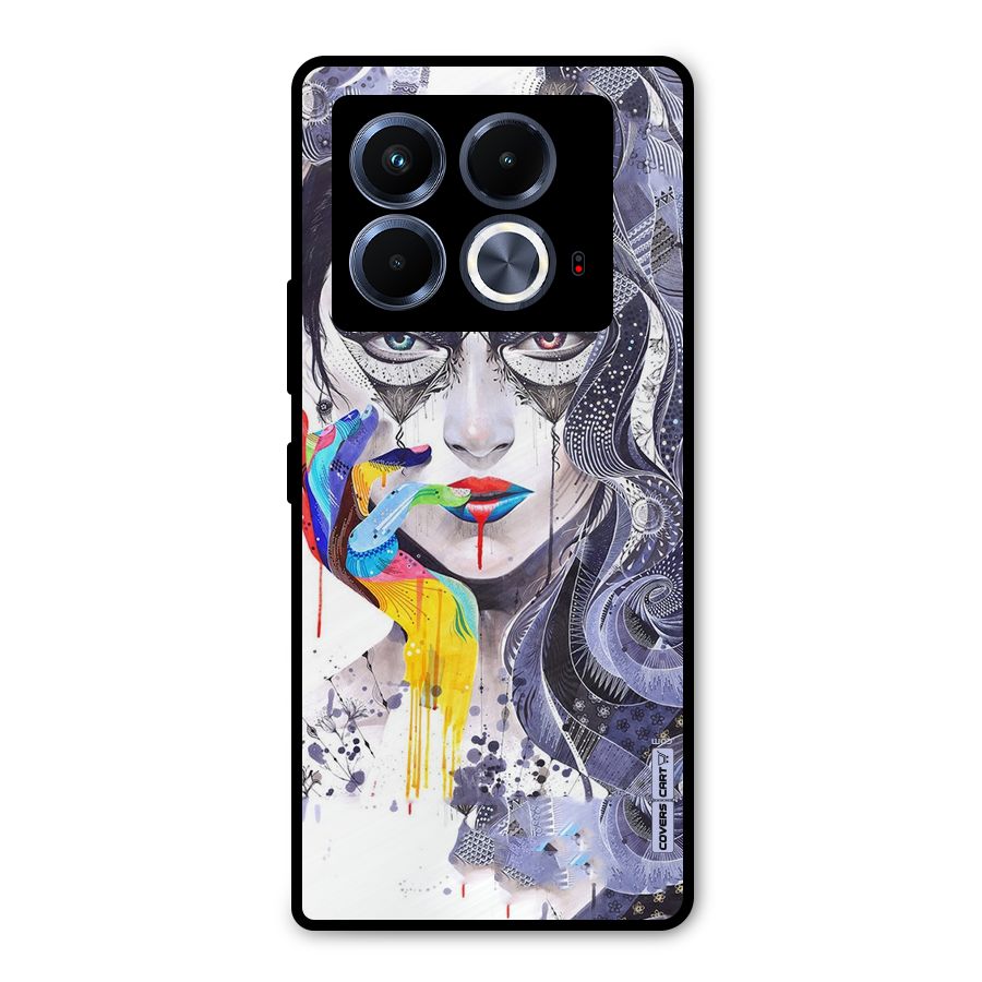Astonishing Artwork Metal Back Case for Infinix Note 40 5G