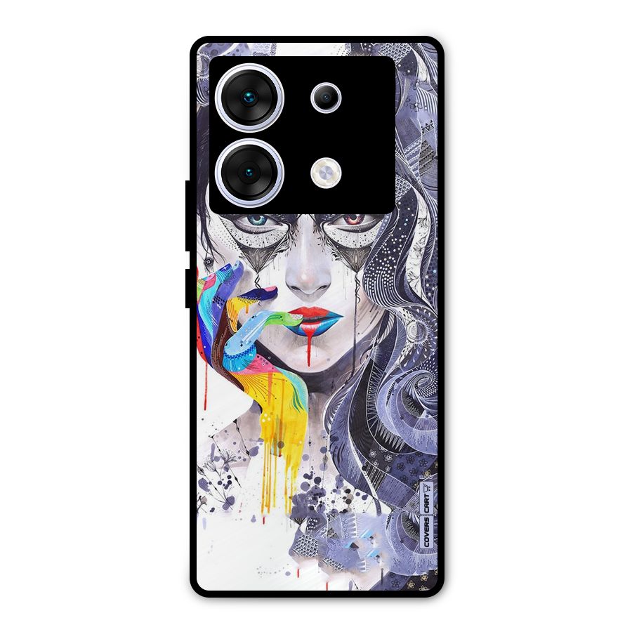 Astonishing Artwork Metal Back Case for Infinix Zero 30 5G