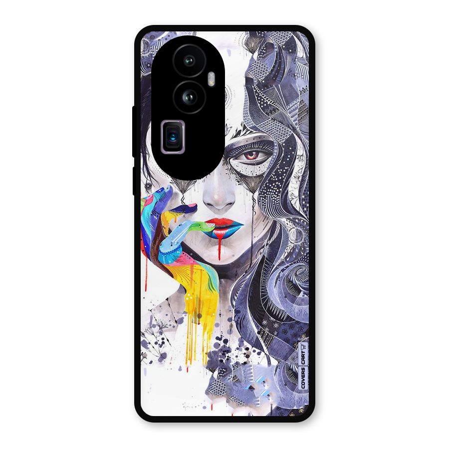Astonishing Artwork Metal Back Case for Oppo Reno10 Pro Plus