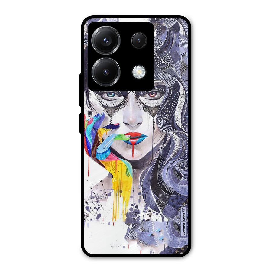 Astonishing Artwork Metal Back Case for Poco X6