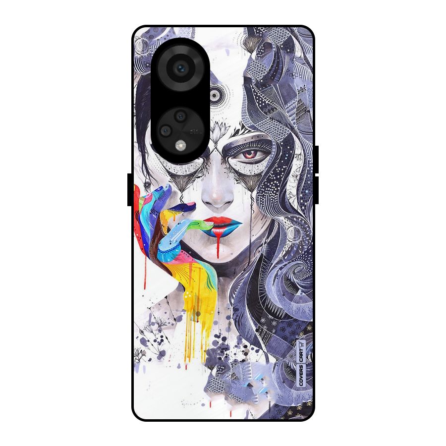 Astonishing Artwork Metal Back Case for Reno8 T 5G