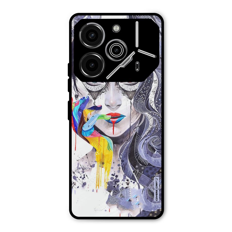 Astonishing Artwork Metal Back Case for Tecno Pova 6 Pro