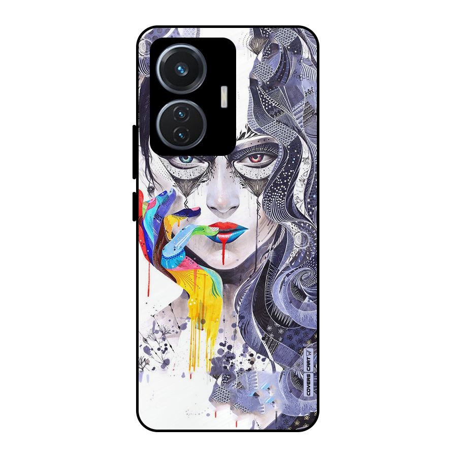 Astonishing Artwork Metal Back Case for Vivo T1 44W