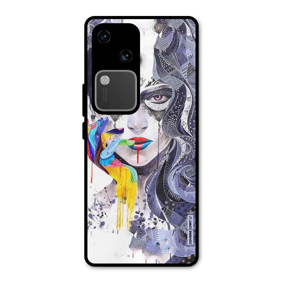 Astonishing Artwork Metal Back Case for Vivo V30
