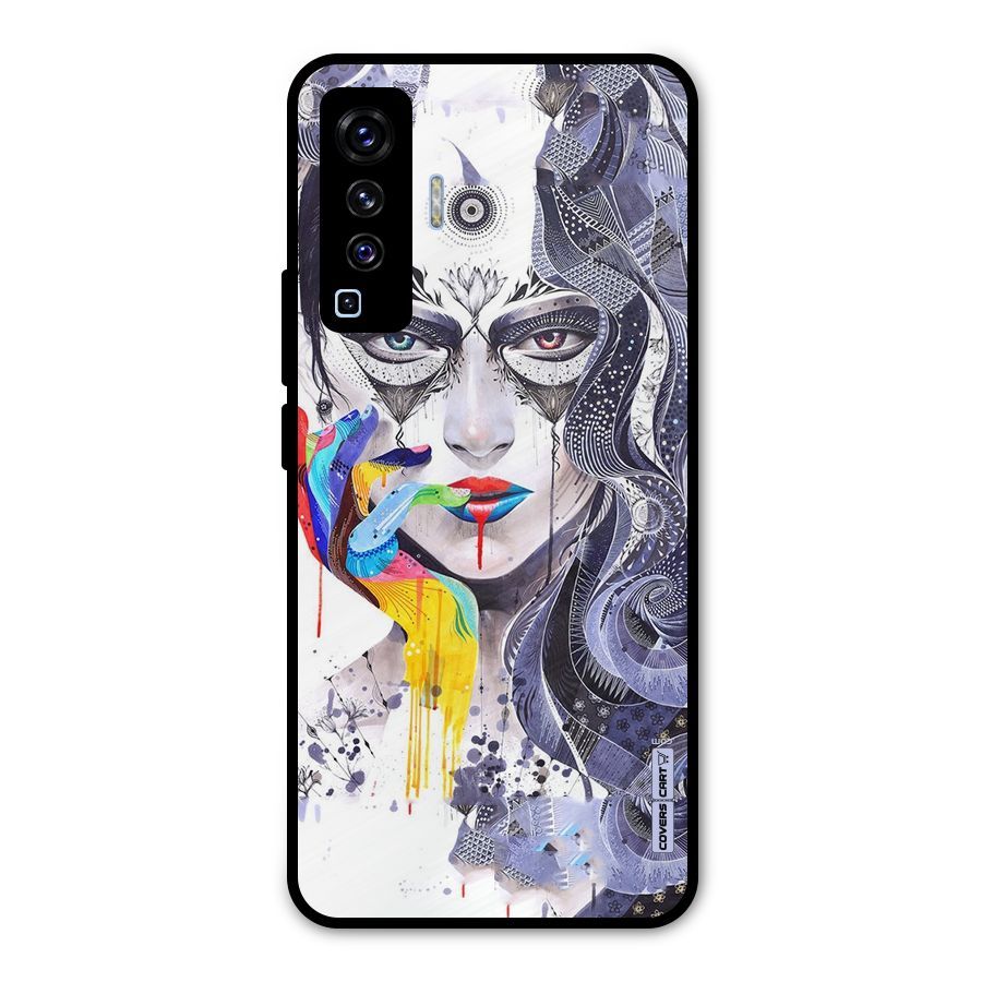 Astonishing Artwork Metal Back Case for Vivo X50