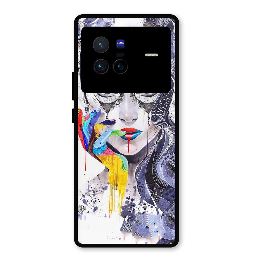 Astonishing Artwork Metal Back Case for Vivo X80