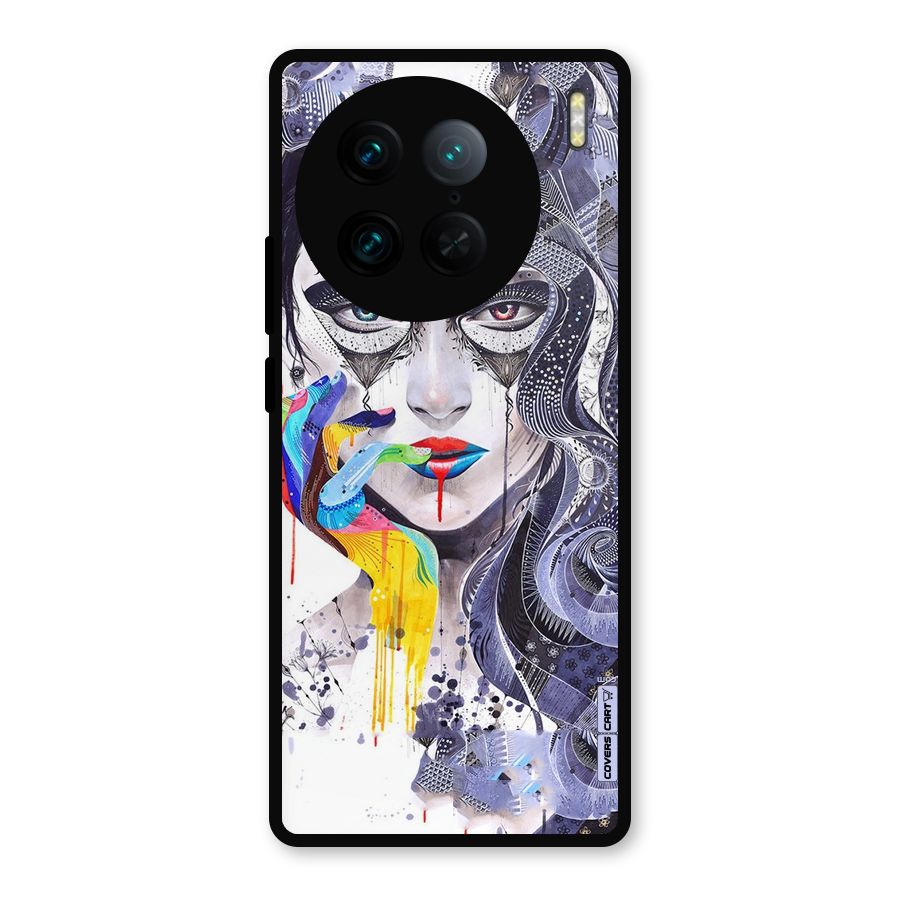 Astonishing Artwork Metal Back Case for Vivo X90 Pro