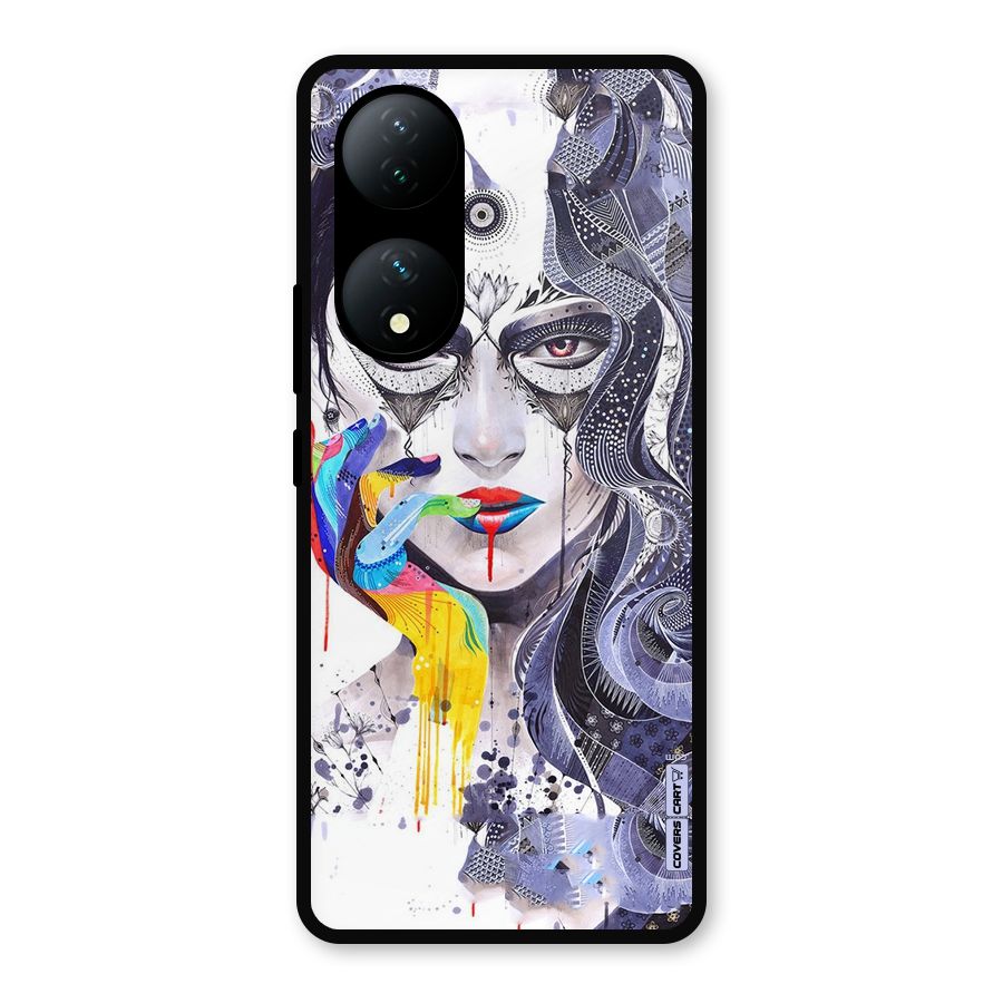 Astonishing Artwork Metal Back Case for Vivo Y100a