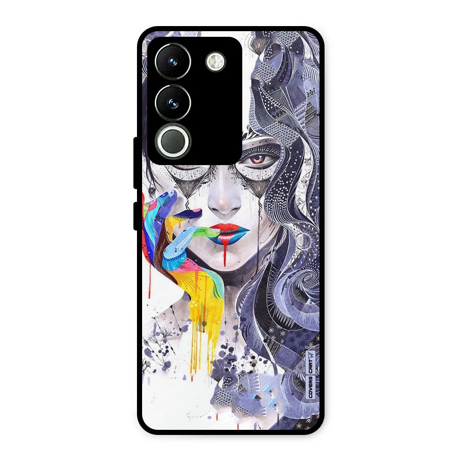 Astonishing Artwork Metal Back Case for Vivo Y200