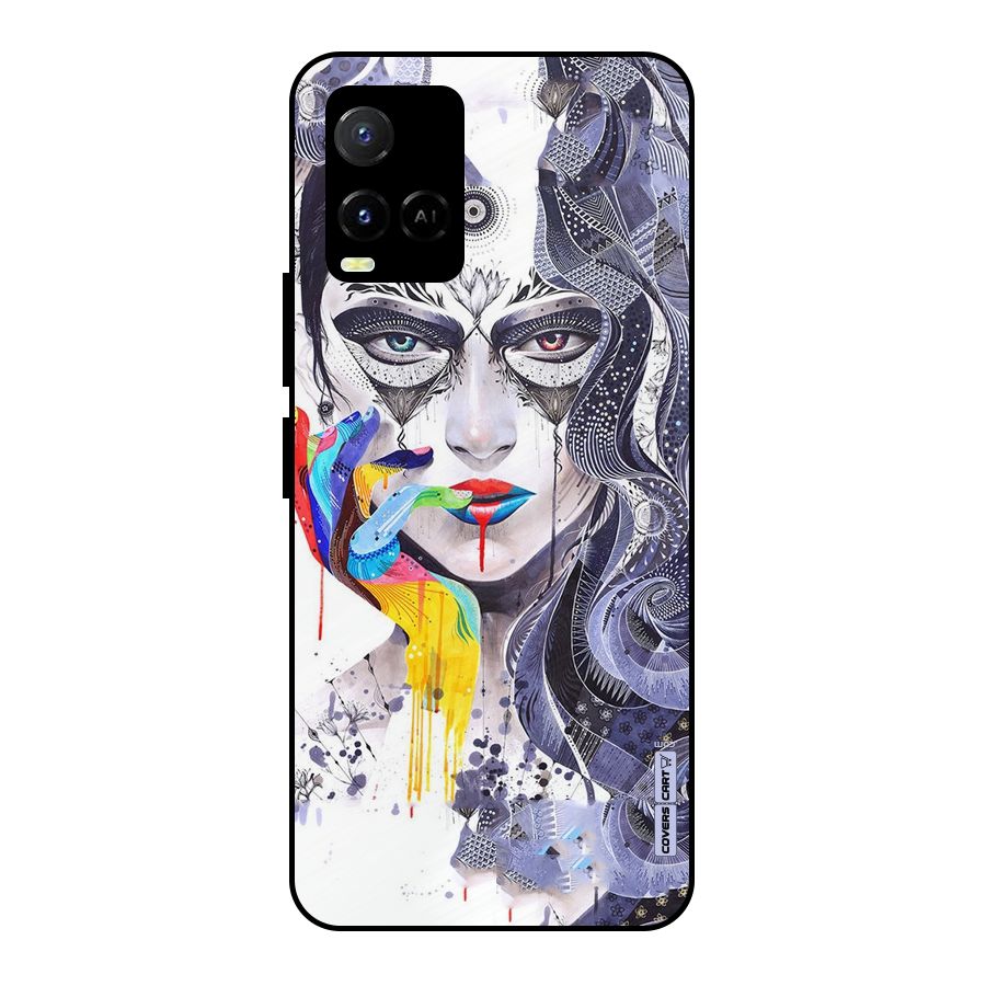 Astonishing Artwork Metal Back Case for Vivo Y21