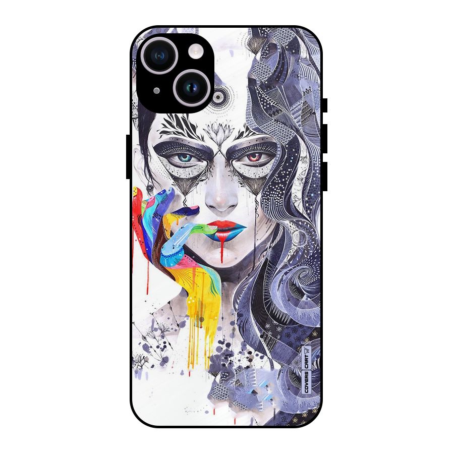 Astonishing Artwork Metal Back Case for iPhone 14 Plus