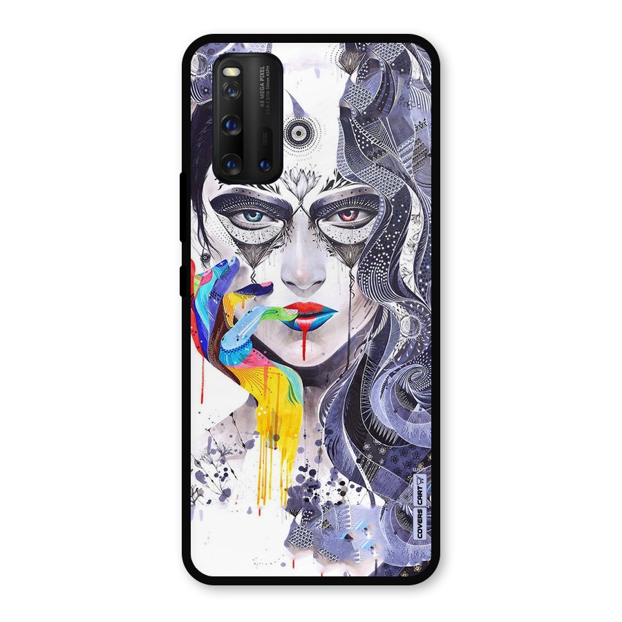 Astonishing Artwork Metal Back Case for iQOO 3