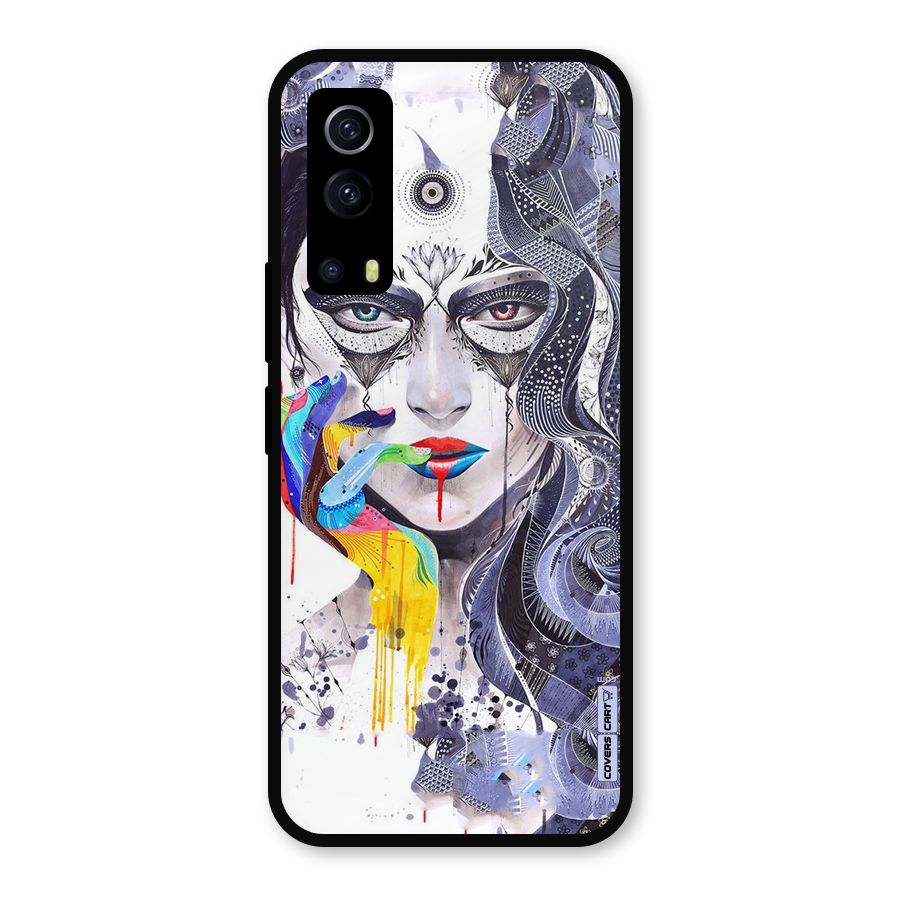 Astonishing Artwork Metal Back Case for iQOO Z3