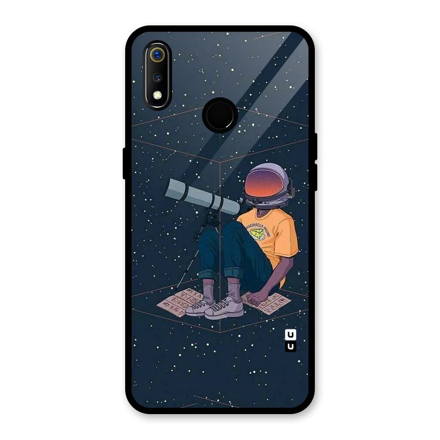 AstroNOT Glass Back Case for Realme 3i