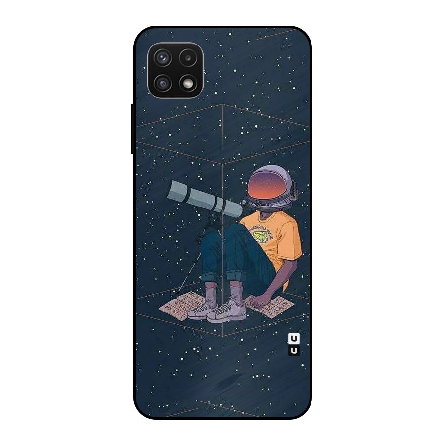 AstroNOT Metal Back Case for Galaxy A22 5G