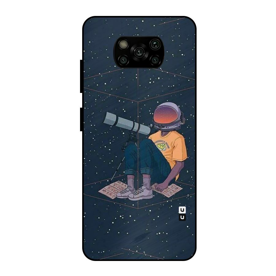 AstroNOT Metal Back Case for Poco X3