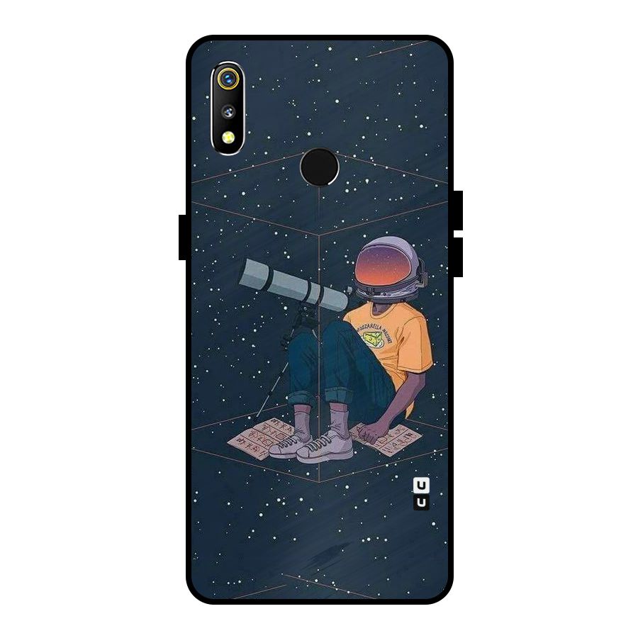 AstroNOT Metal Back Case for Realme 3i