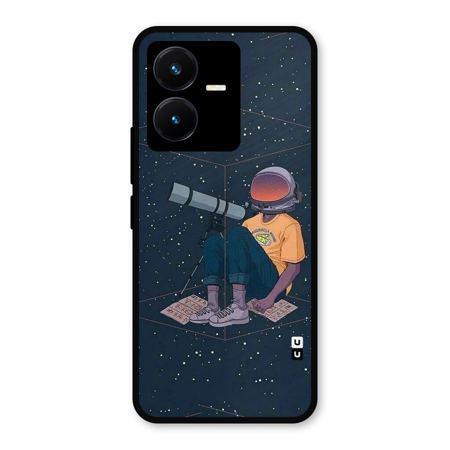 AstroNOT Metal Back Case for Vivo Y22s