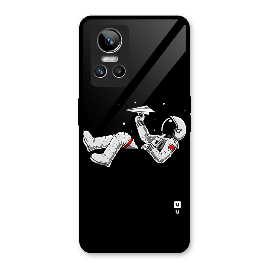 Astronaut Aeroplane Glass Back Case for Realme GT Neo 3