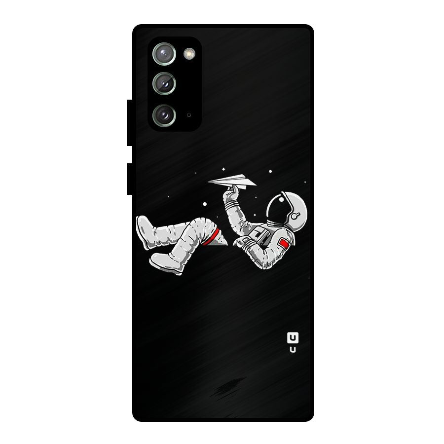 Astronaut Aeroplane Metal Back Case for Galaxy Note 20