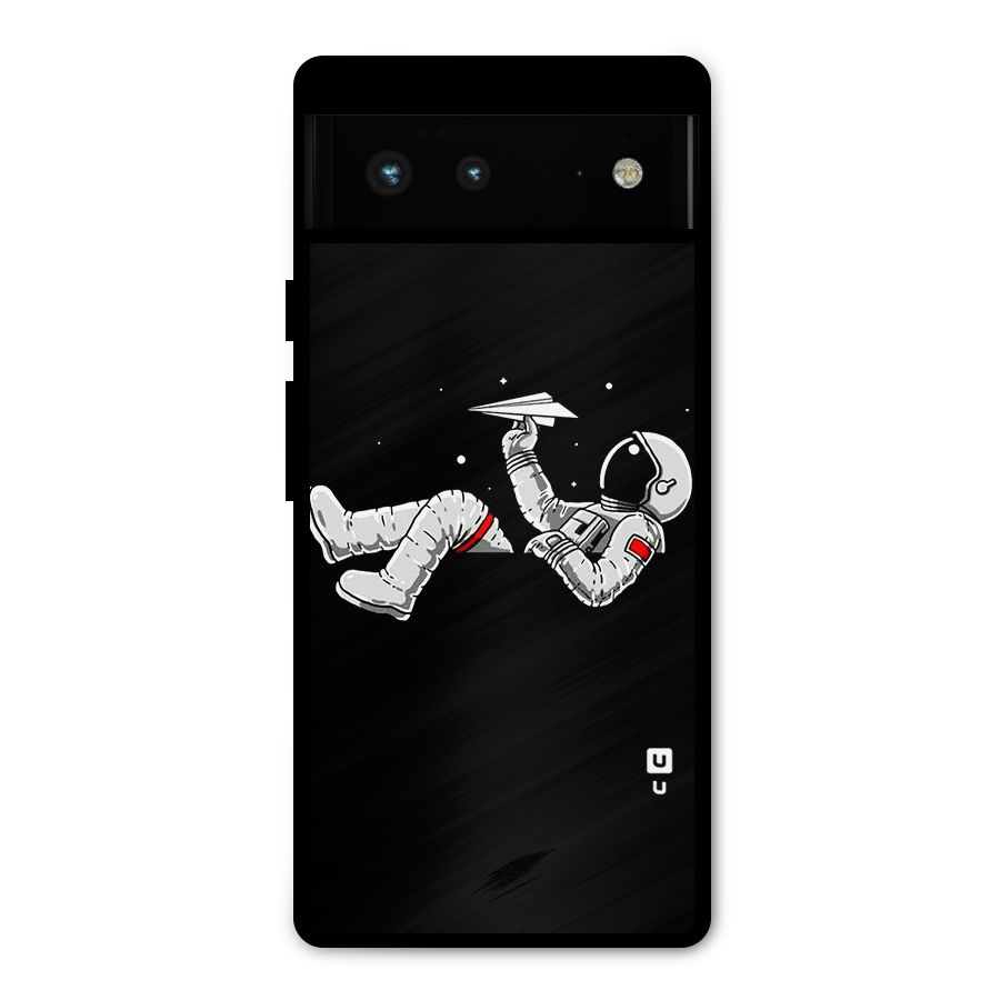 Astronaut Aeroplane Metal Back Case for Google Pixel 6
