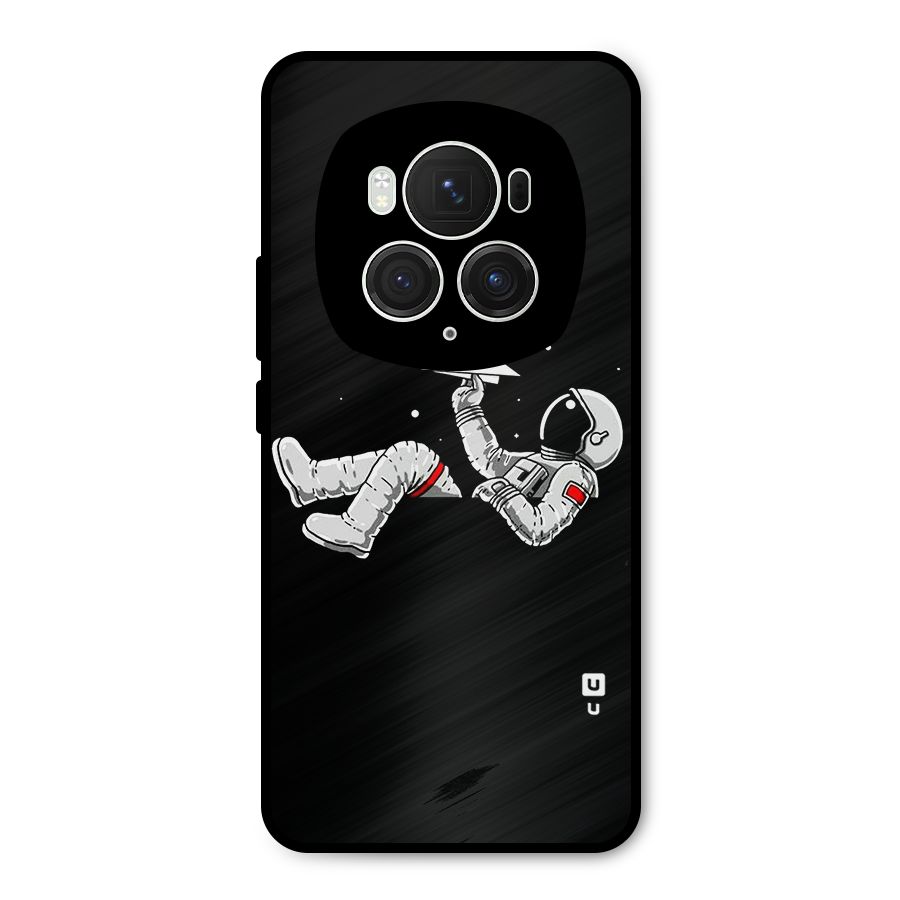 Astronaut Aeroplane Metal Back Case for Honor Magic6 Pro